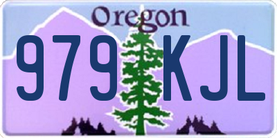 OR license plate 979KJL