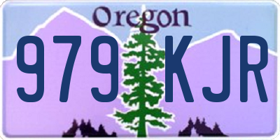 OR license plate 979KJR