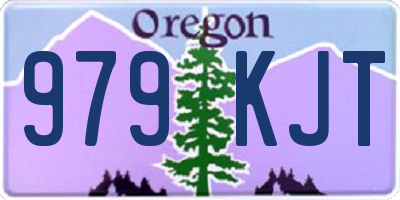 OR license plate 979KJT