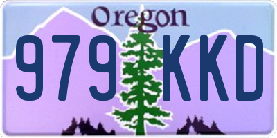 OR license plate 979KKD
