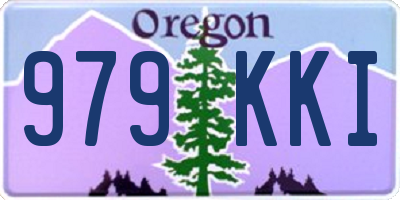 OR license plate 979KKI