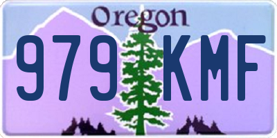 OR license plate 979KMF