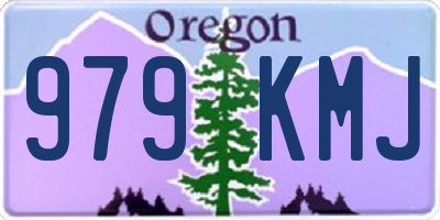OR license plate 979KMJ