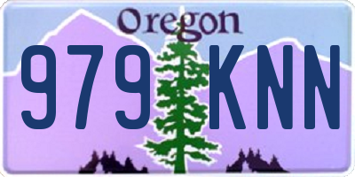 OR license plate 979KNN