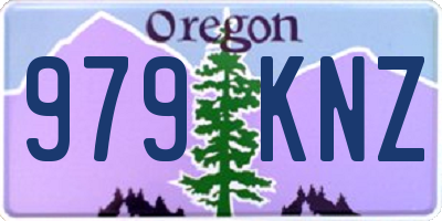 OR license plate 979KNZ
