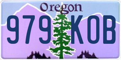 OR license plate 979KOB
