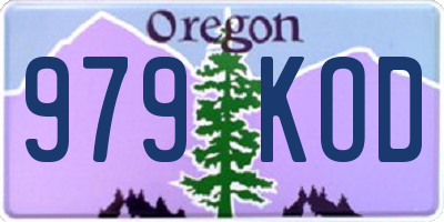 OR license plate 979KOD