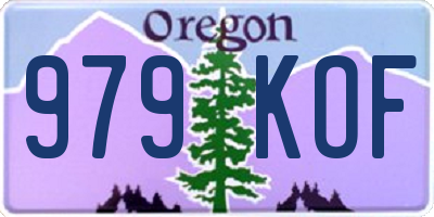 OR license plate 979KOF