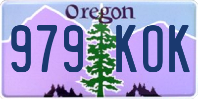OR license plate 979KOK