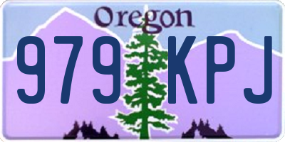 OR license plate 979KPJ