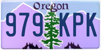 OR license plate 979KPK