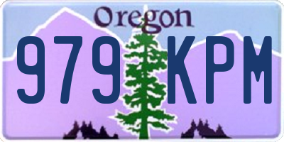 OR license plate 979KPM