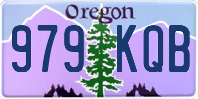 OR license plate 979KQB