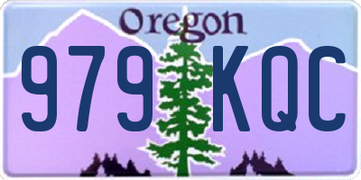OR license plate 979KQC