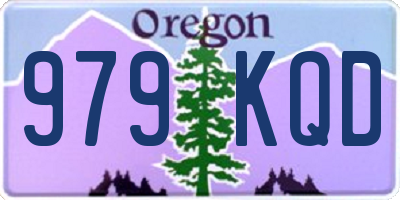 OR license plate 979KQD