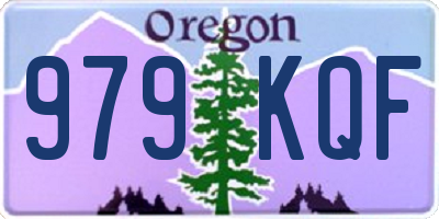 OR license plate 979KQF