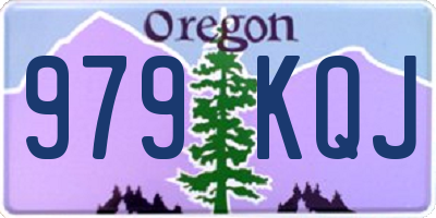 OR license plate 979KQJ
