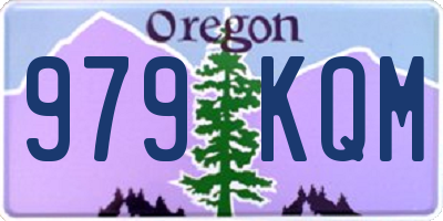 OR license plate 979KQM