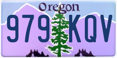 OR license plate 979KQV
