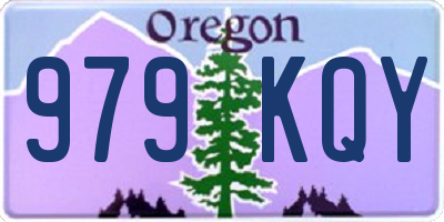 OR license plate 979KQY