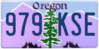 OR license plate 979KSE