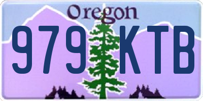 OR license plate 979KTB