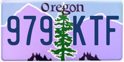 OR license plate 979KTF