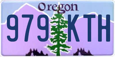 OR license plate 979KTH