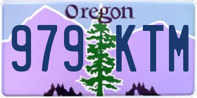OR license plate 979KTM