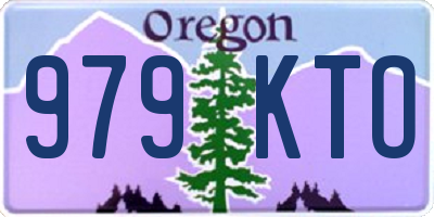 OR license plate 979KTO