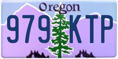 OR license plate 979KTP