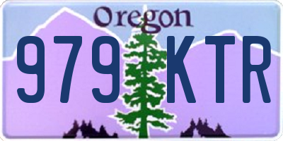 OR license plate 979KTR