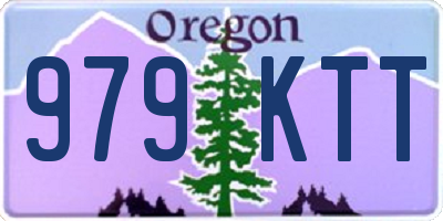 OR license plate 979KTT