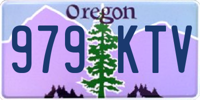 OR license plate 979KTV