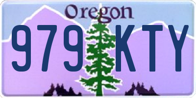 OR license plate 979KTY