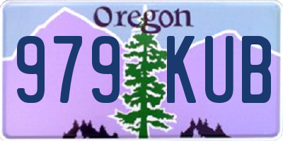 OR license plate 979KUB