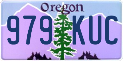 OR license plate 979KUC
