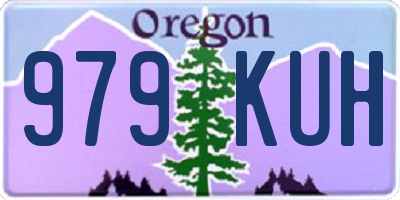 OR license plate 979KUH