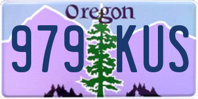 OR license plate 979KUS