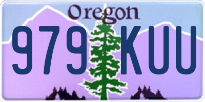 OR license plate 979KUU