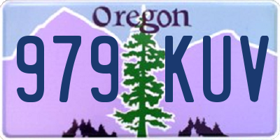 OR license plate 979KUV