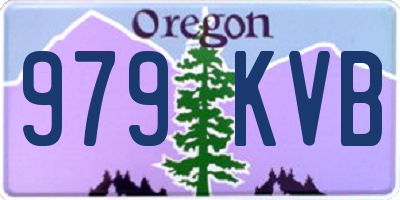 OR license plate 979KVB