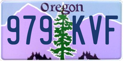 OR license plate 979KVF