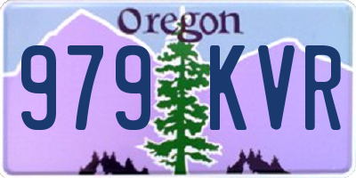 OR license plate 979KVR
