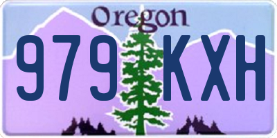 OR license plate 979KXH