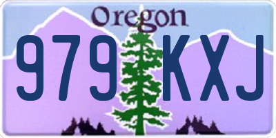 OR license plate 979KXJ