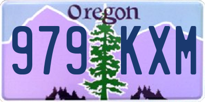 OR license plate 979KXM