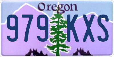 OR license plate 979KXS