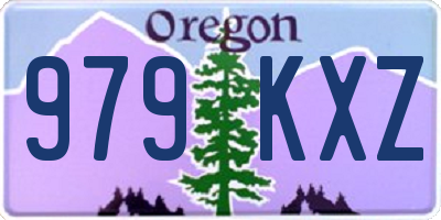 OR license plate 979KXZ
