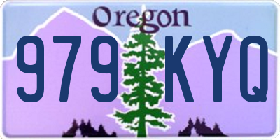 OR license plate 979KYQ